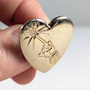 Disney Variety Club heart shaped pin arm & Wand